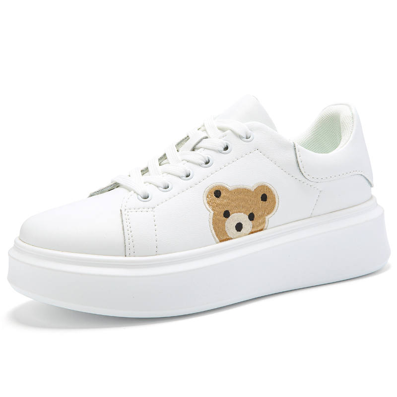 Reivantix Reivanti Height Increasing Low top Skateboard Shoes Women's White