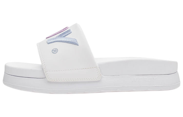 Nerdy Slide Slippers Unisex White