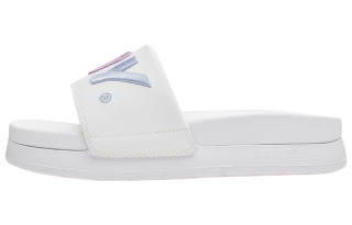 Nerdy Slide Slippers Unisex White
