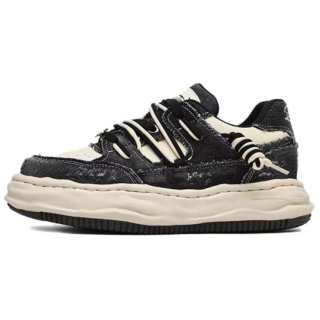 MOXU Cushioning Low top Skateboard Shoes Unisex Black