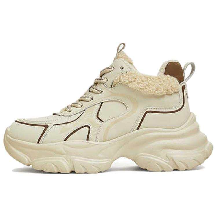 Teenmix Synthetic Leather High top Chunky Sneakers Women's