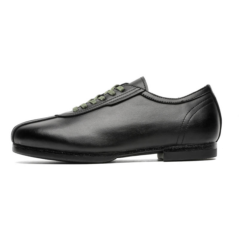 CHILANG Microfiber Leather Slip Resistant Slip Resistant Low top Casual Shoes Women's Black