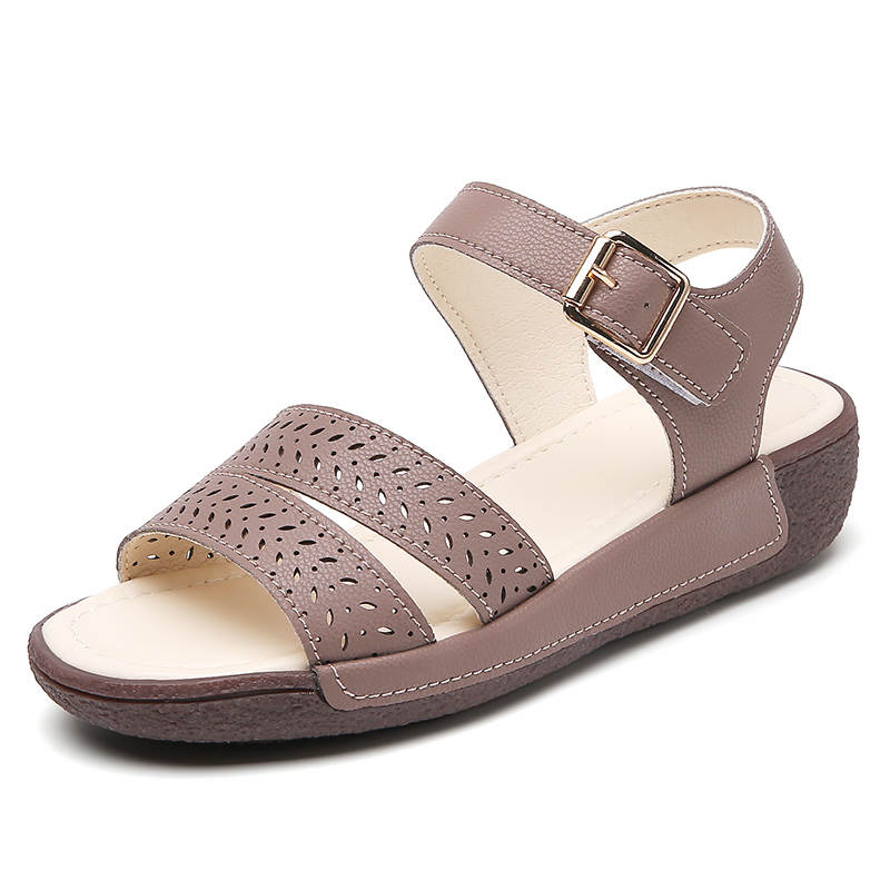 Reivantix Reivanti One Strap Sandals 4cm Women's Cameo Brown