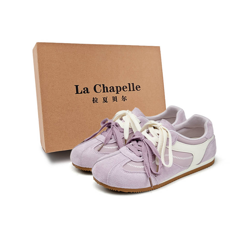 La Chapelle Slip Resistant, Abrasion Resistant, Rebound Resistant Low Top Casual Shoes Women's Purple