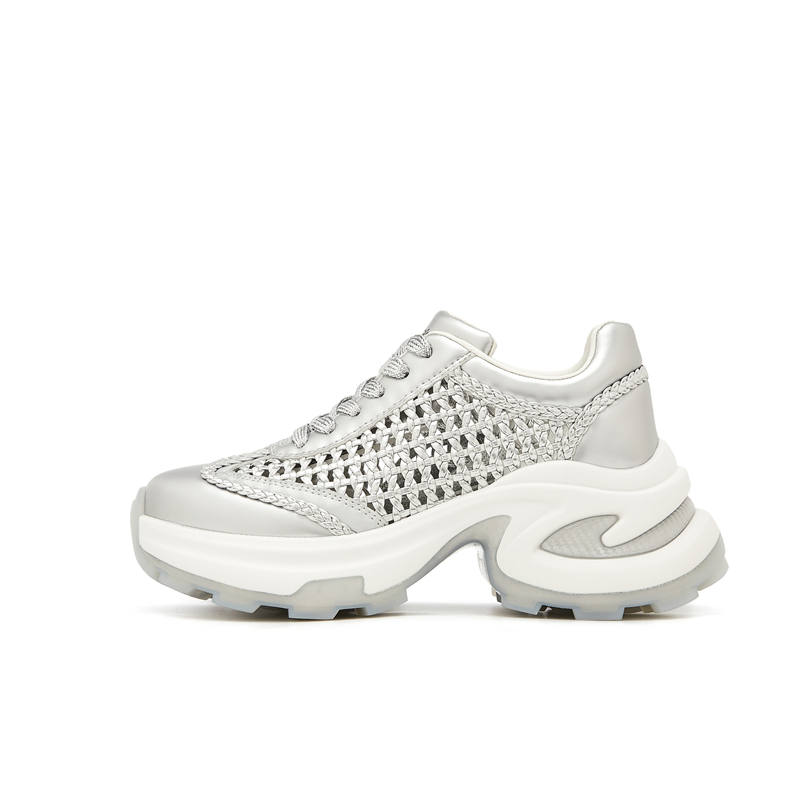 Millies MILLIE'S Synthetic Leather Low top Chunky Sneakers Women's