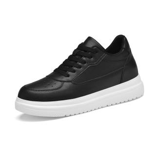 Qiandongmeili Cow Split Leather Low top Skateboard Shoes Unisex