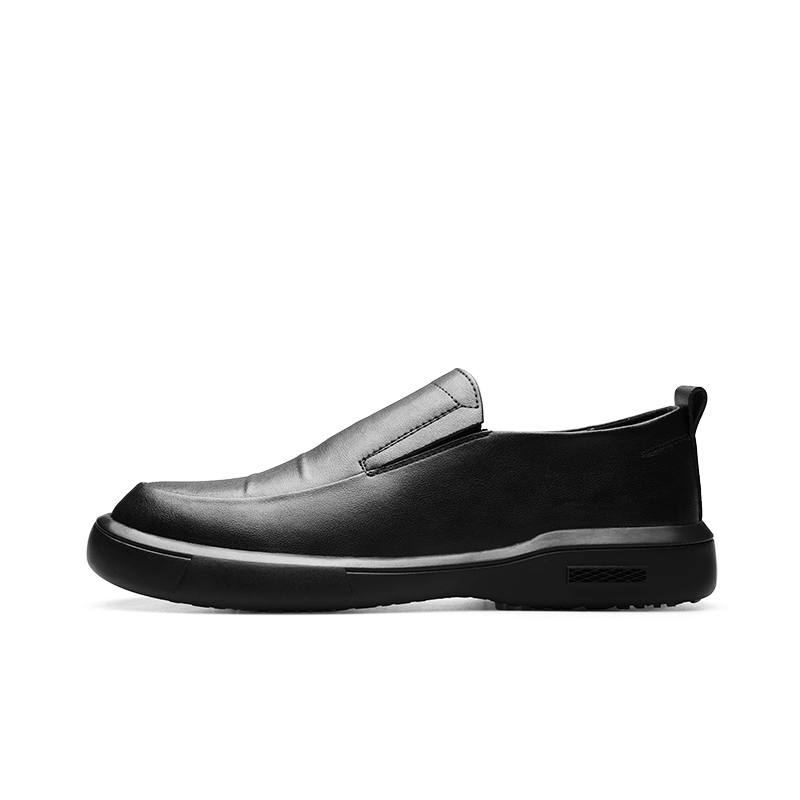 PARDASAUL PARDASAUL Cow Split Leather Casual Shoes Men's Black