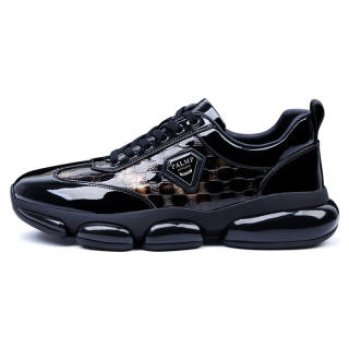 PALMPOLO Cow Leather Cushioning Breathable Lightweight Low top Casual Shoes Men's