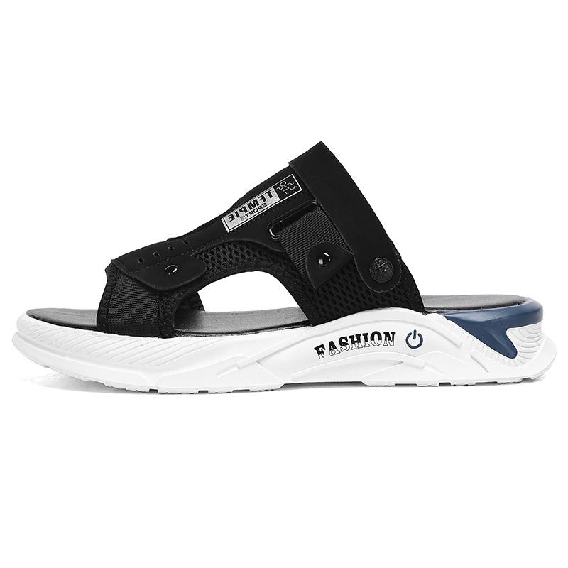 CAOZE Beach Sandals Men's Black Green