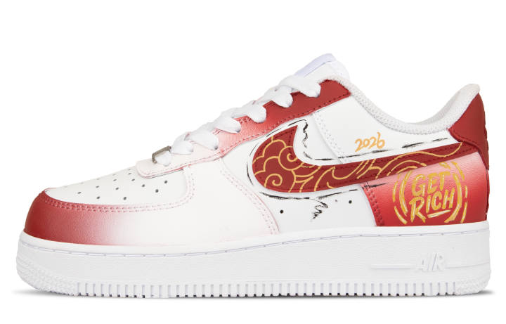 Nike Nike Leather Fashion Slip Resistant Slip Resistant Low top Skateboard Shoes Unisex Red