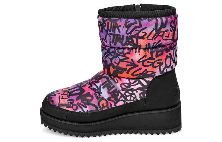 UGG UGG Ridge Graffiti Pop Purple Black Women's