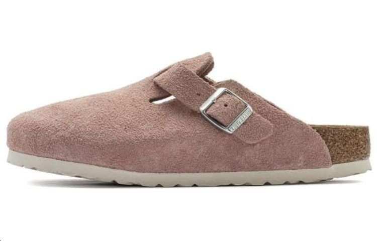 Birkenstock Boston Soft Footbed Slip Resistant Closed Toe Slippers Women's Pink