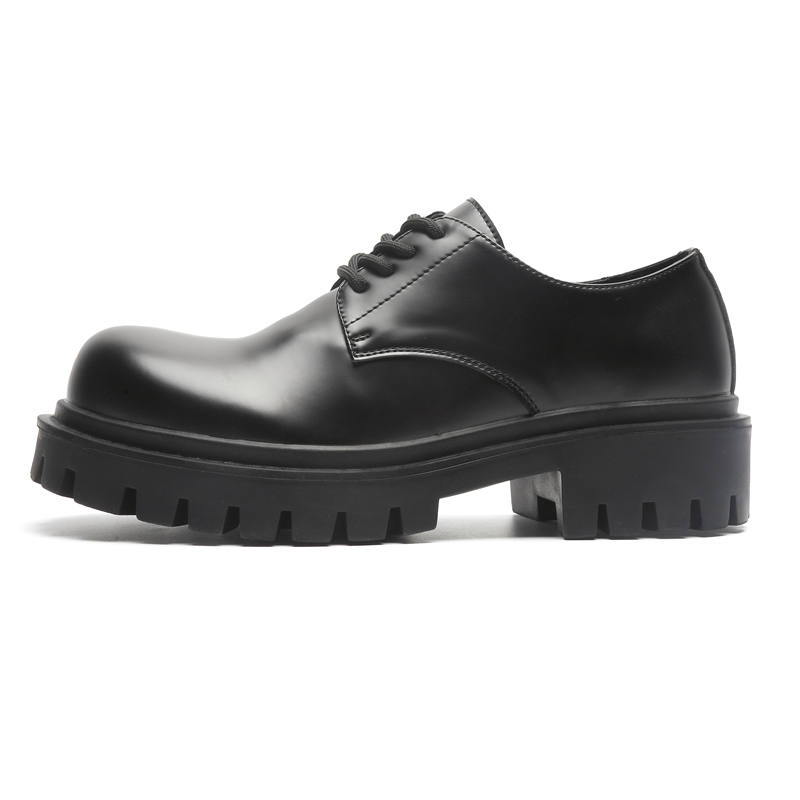 LUOMAIKE Microfiber Leather Casual Shoes Men's Black