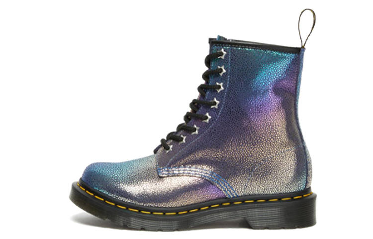 Dr.Martens Dr. Martens Dr.Martens 1460 Rainbow Ray Suede Lace Up Boots 'Purple' Women's