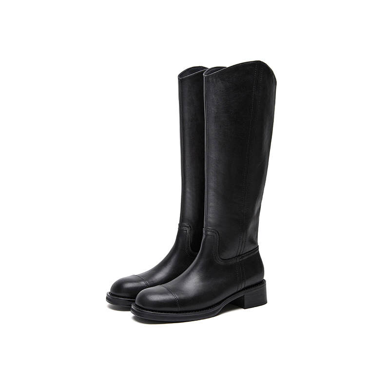 Marie Claire Cow Leather Knee high Boots Women's