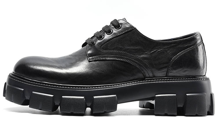 Satchi Cow Leather Casual Shoes Men's Black