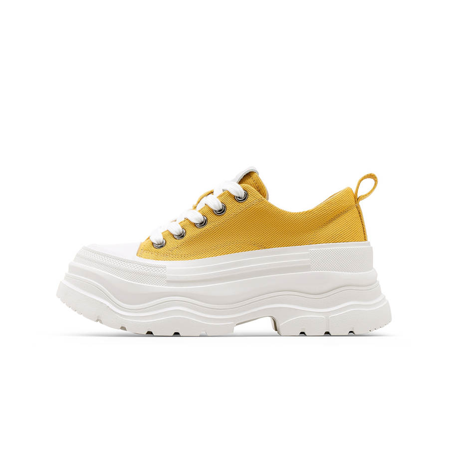 C°BANNER Low top Casual Shoes Women's Yellow