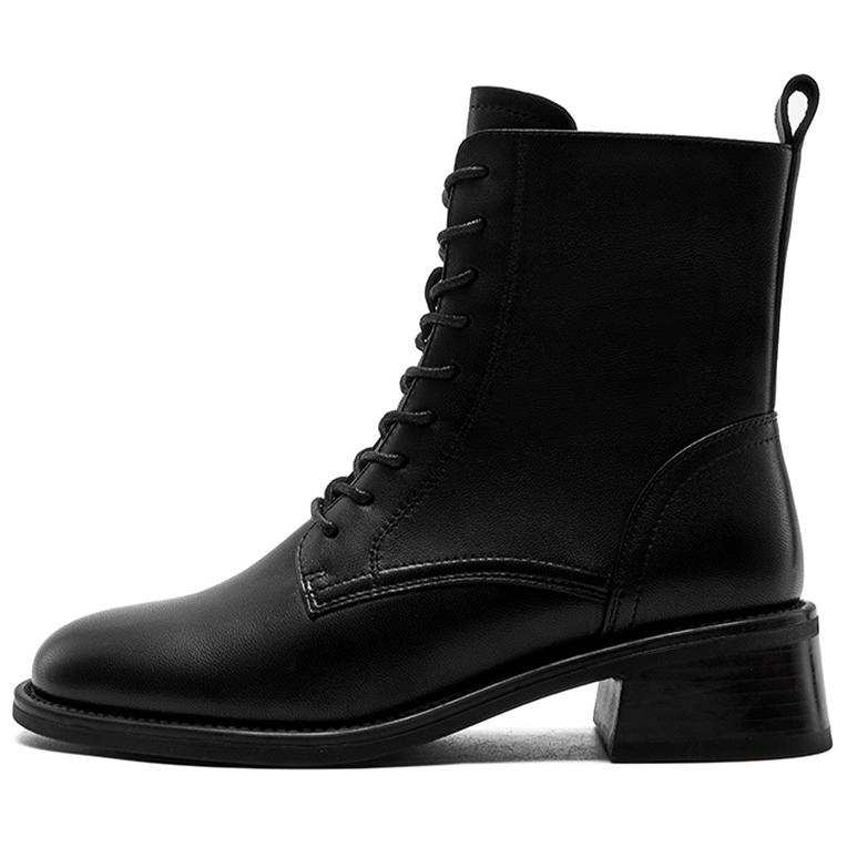 NINE WEST Sheepskin Ankle Boots 4.5cm Women's