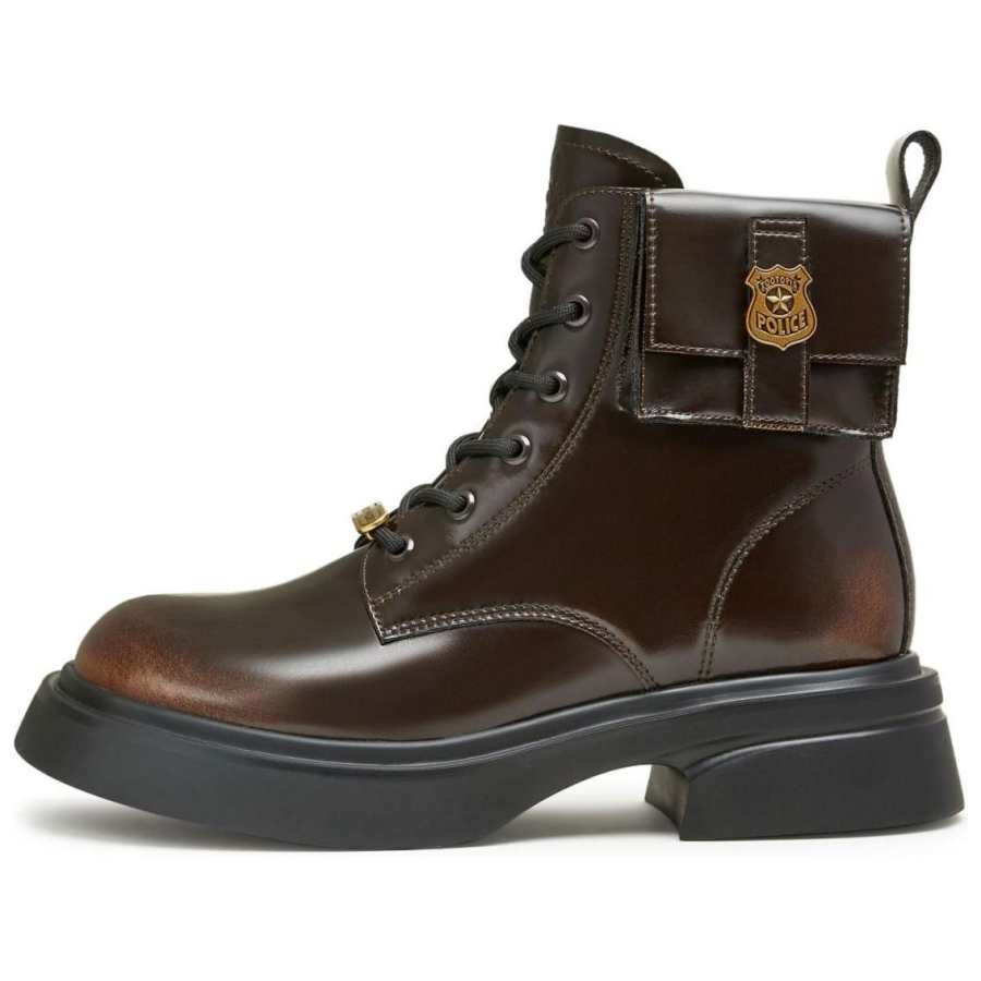 Teenmix FENGKUANGDONGWUCHENG X Teenmix 13.5cm Combat Boots Women's