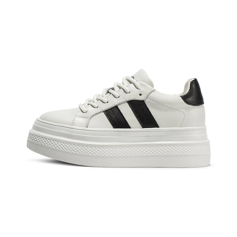 Coup De Foudre Cow Leather Cushioning Height Increasing Cushioning Height Increasing Low top Skateboard Shoes Women's