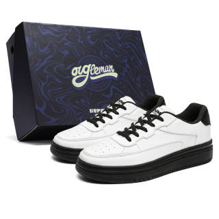 OUGLEMEN Wear resistant, Lightweight, Breathable, And Non slip. Low top Skateboard Shoes Men's Box