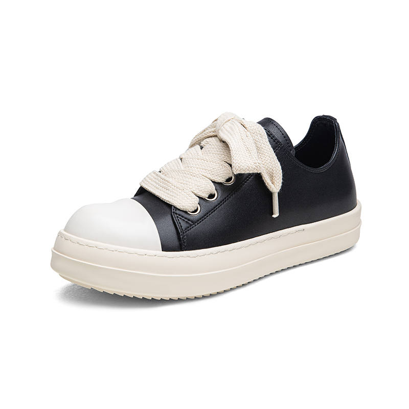 JIJILANGPIN Low top Skateboard Shoes Men's Black