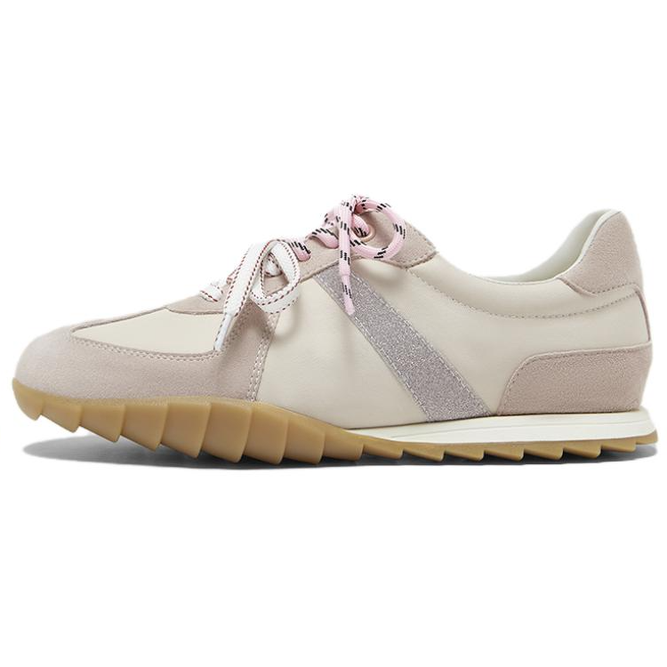 SKAP Sheepskin Skateboard Shoes Women's Pink