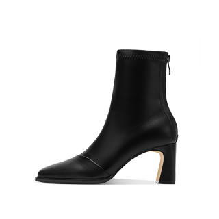 LUKECSION Ankle Boots 7cm Women's Black