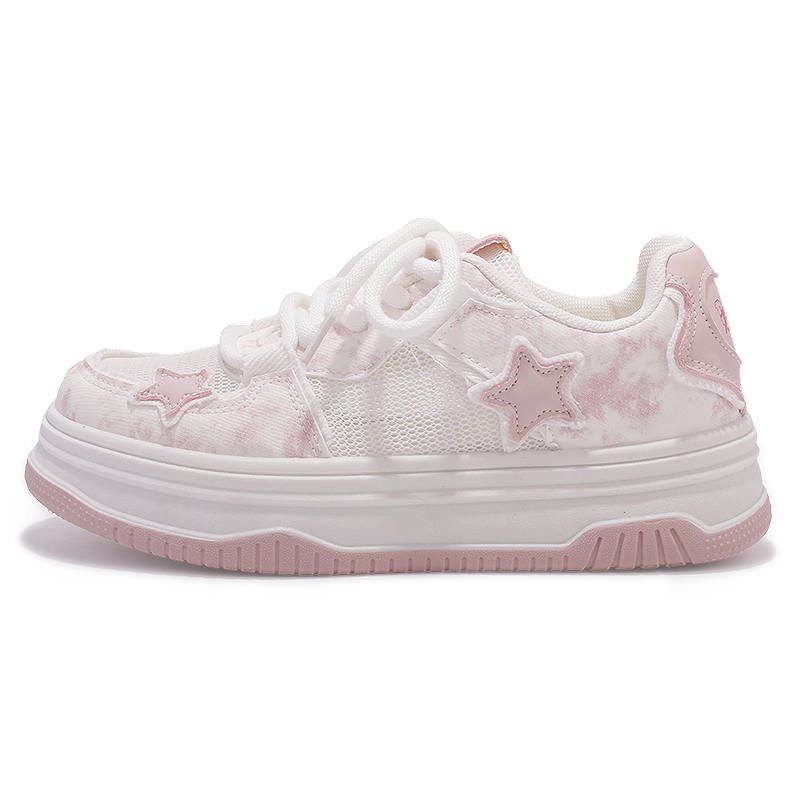 SNXR Lightweight Breathable Lightweight And Breathable Low top Skateboard Shoes Women's Pink