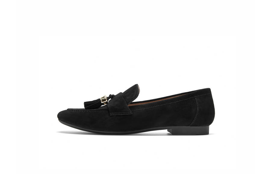 NINE WEST Sheep Suede Fashion Trend Loafers 1.5cm Women's