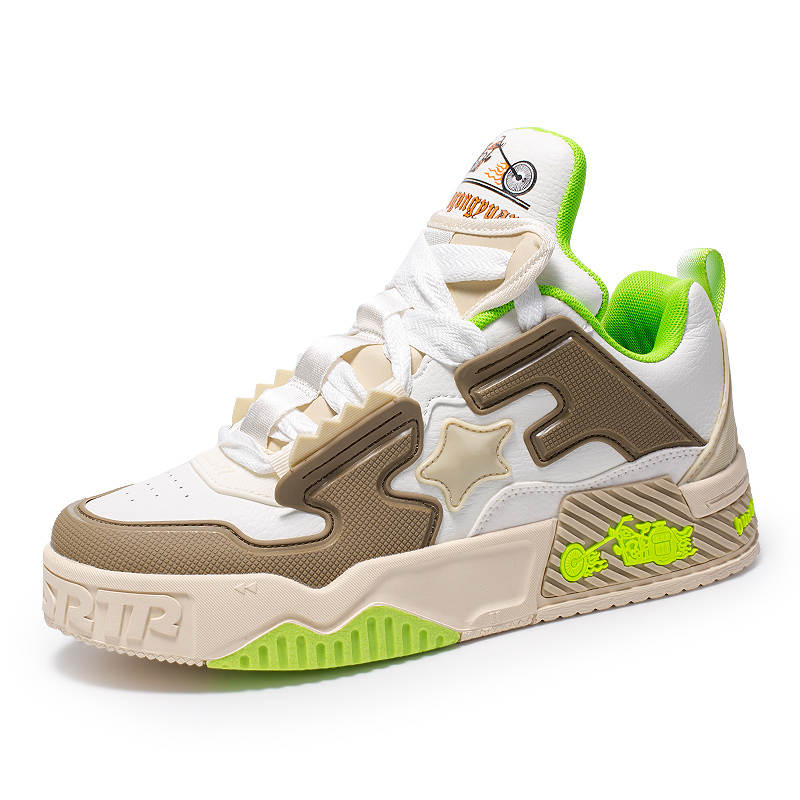 HUABANGONGYUAN Mid top Skateboard Shoes Unisex