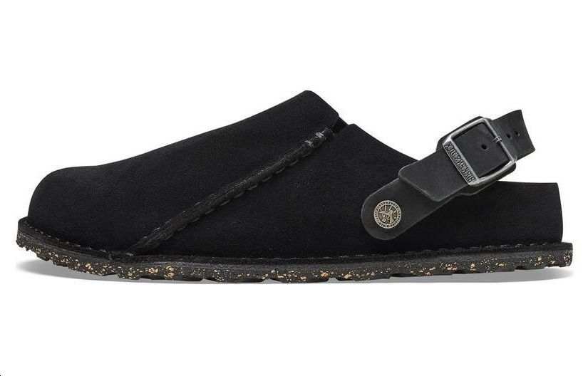 Birkenstock Lutry Birkenstock Suede Sandal 'Black'