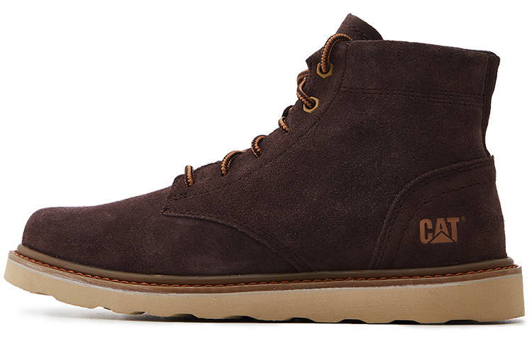 CAT NARRATE Collection Leather Outdoor Boots Men's Dark Umber
