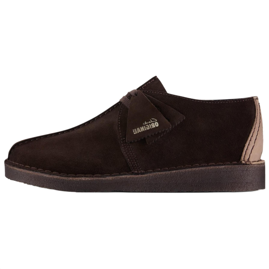 Clarks Desert Trek logo-detail derby shoes