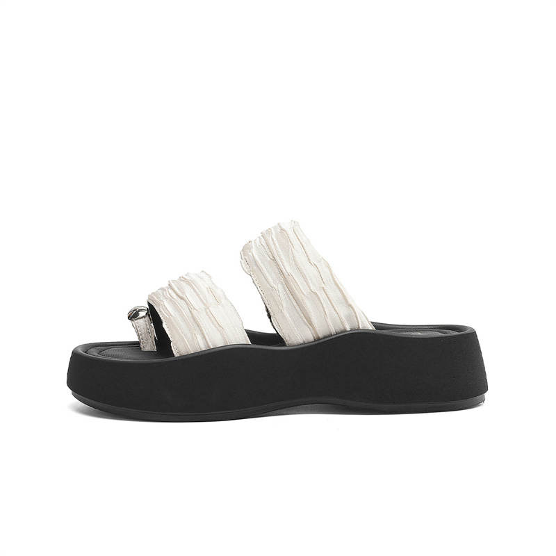 DAPHNE DAPHNE Slide Slippers Women's Beige