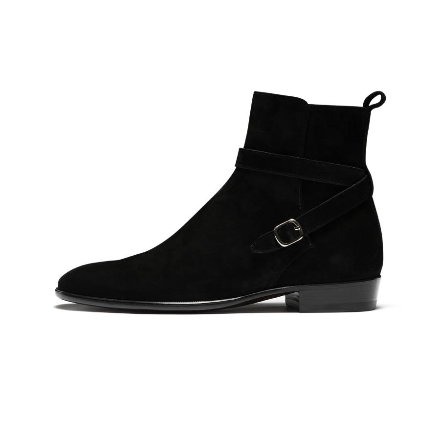 TRUFFAUT TRUFFAUT British Suede Boots Cow Suede Ankle Boots Men's