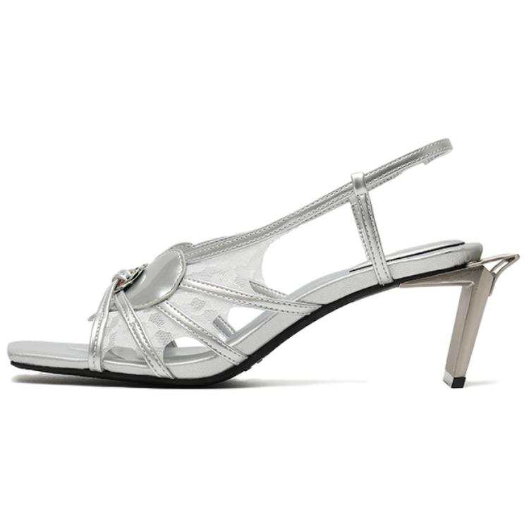 DAPHNE LAB DAPHNE LAB Candy Series Fabric One Strap Sandals 6CM Women's