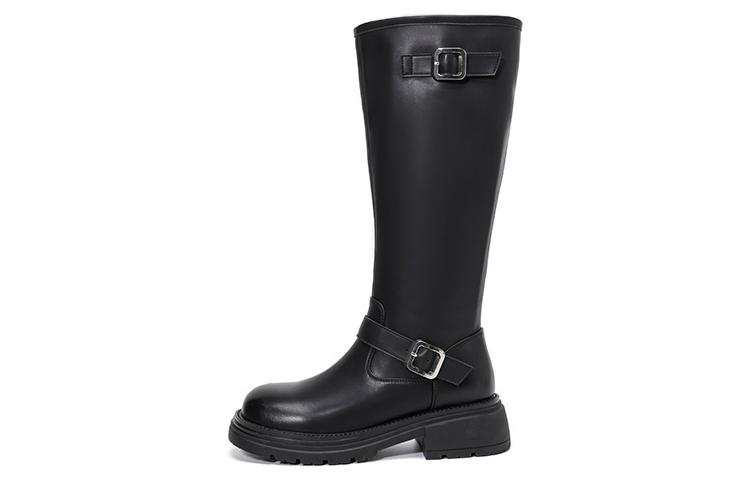 DAPHNE DAPHNE Knee High Boots Women's Black/Brown