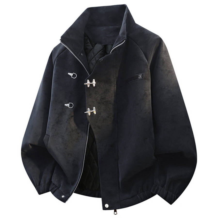 X1617 X1617 Puffer Jackets Unisex Lapel Thickened Puffer Jacket