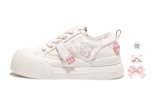 TTKJ Sweet Girl Style Super Cute 5cm Height Increasing And Slimming Platform Large Head Thermal Waterproof Low top