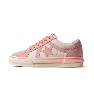 WENERMAN Microfiber Leather Low top Skateboard Shoes Women's Pink