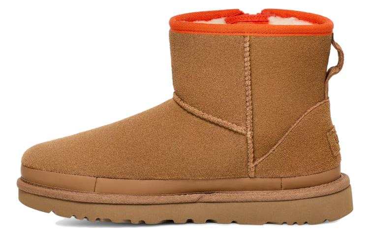 UGG UGG Classic Mini Zipper Tape Logo 'Chestnut' Women's