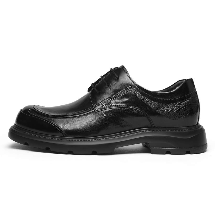VOLO Casual Leather Shoes Men's Low Top Black/Brown