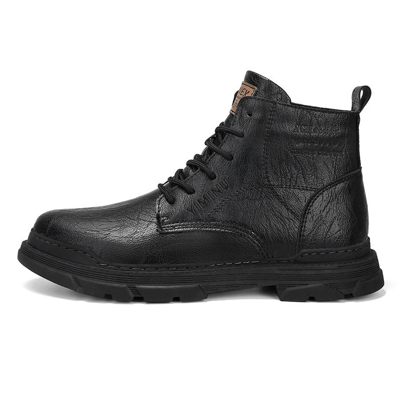 YIMINU Ankle Boots Men's Black