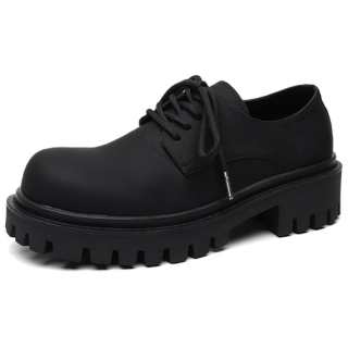 Cleverneonmore Pu Cushioning Height Increasing Cushioning Height Increasing Low top Casual Shoes Unisex Black