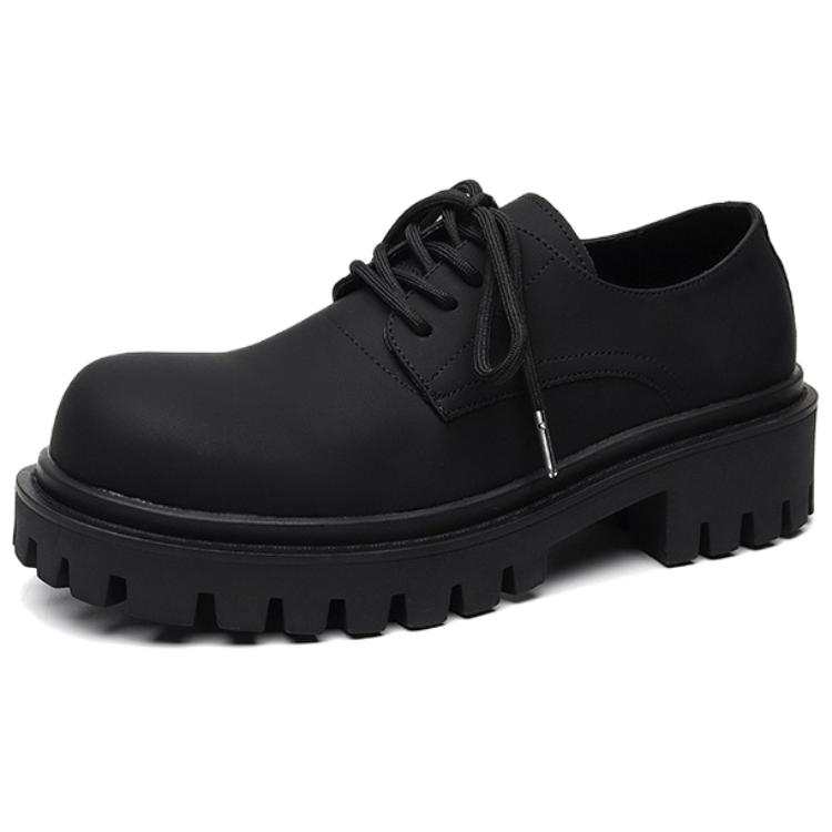 Cleverneonmore Pu Cushioning Height Increasing Cushioning Height Increasing Low top Casual Shoes Unisex Black