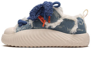 URTA Caterpillar Series 'Ripped Denim Low top Casual Shoes Unisex Blue