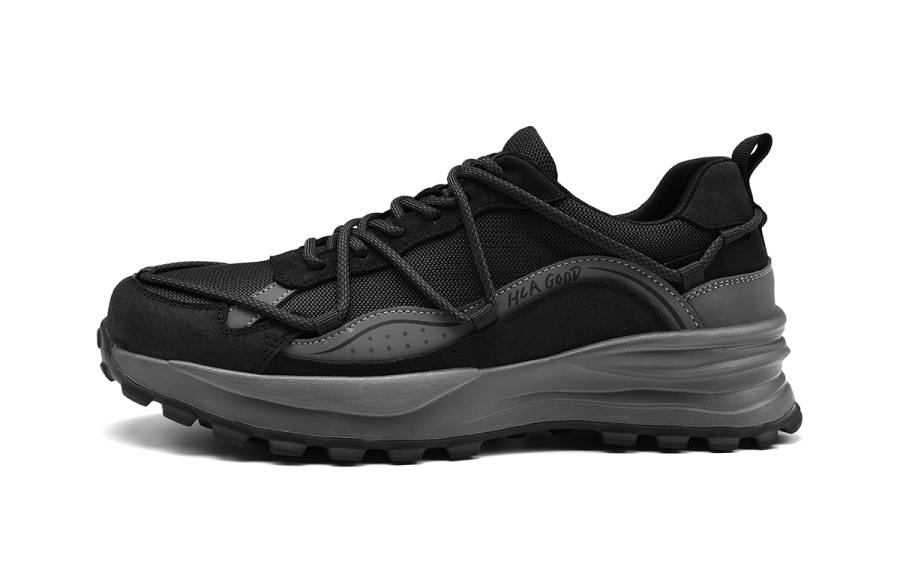 HLA Trendy Versatile Breathable Mesh Casual Shoes With Height Increase Wear-Resistant Athletic Shoes Men's