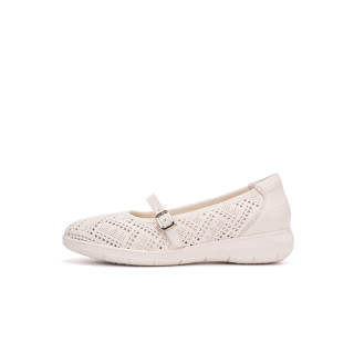 Martniel Mary Jane Shoes Women's Ecru