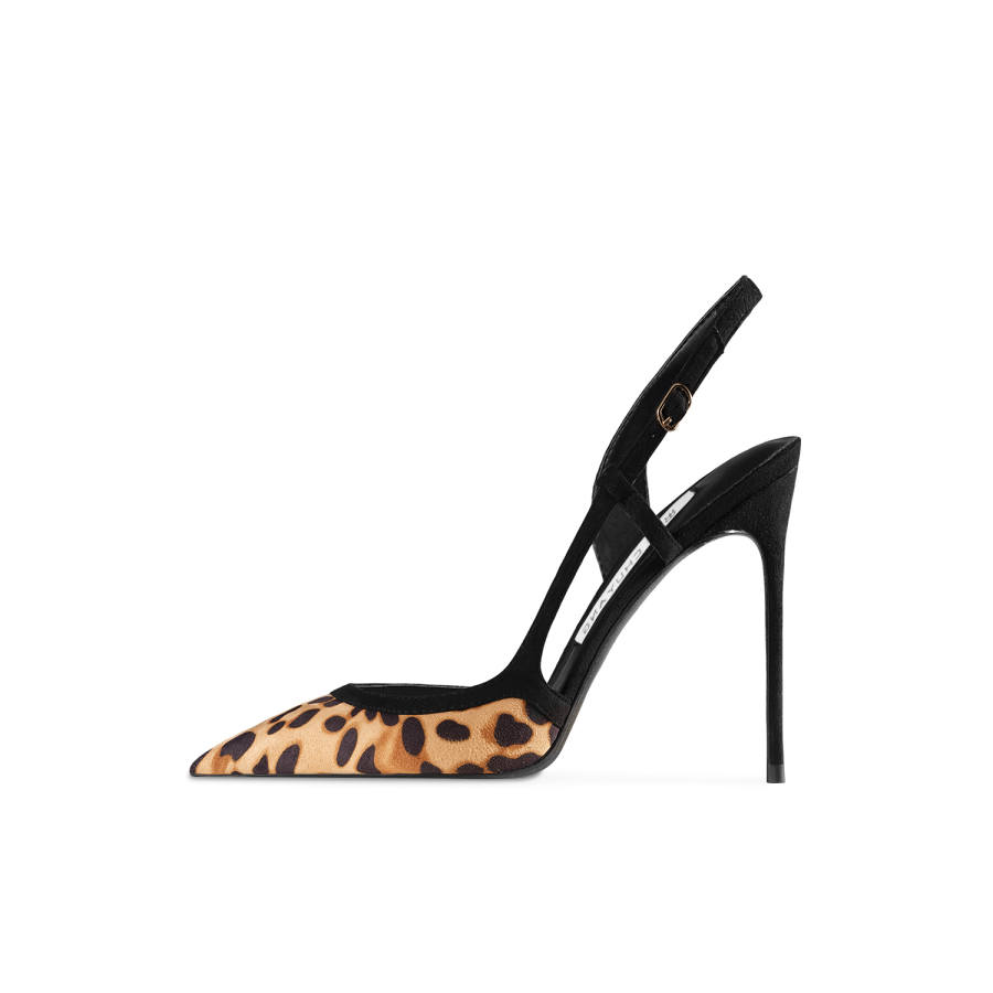 CHUYANG Suede Slim Heel High Heels 6CM/8CM/10CM Women's Leopard Print